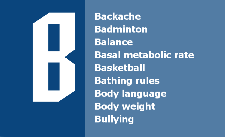 B