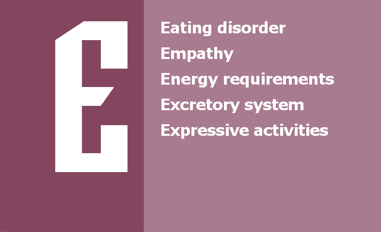 E