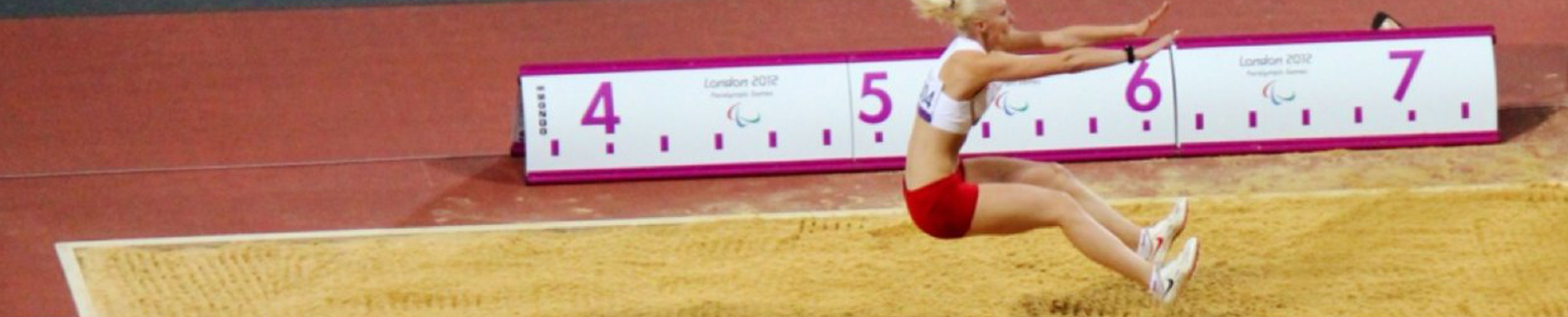 long jump athlete