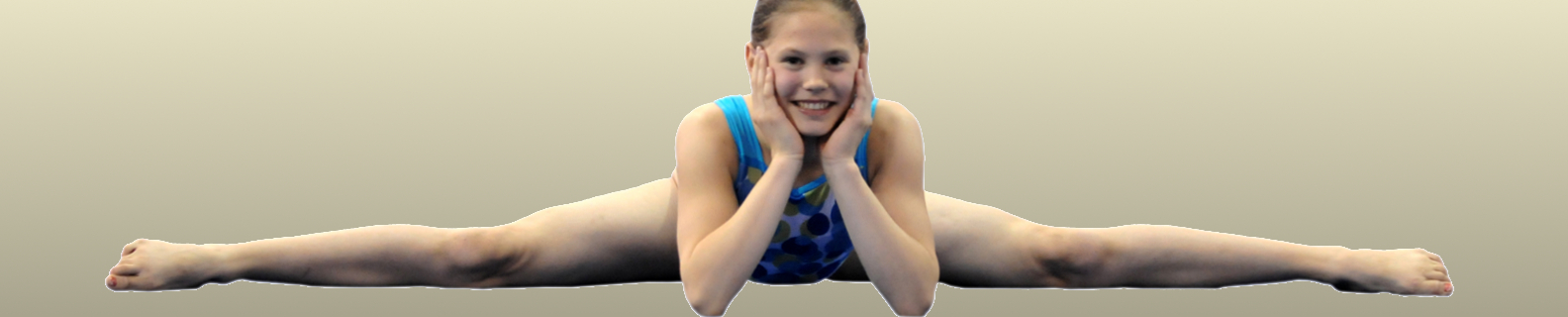 gymnast doing the splits